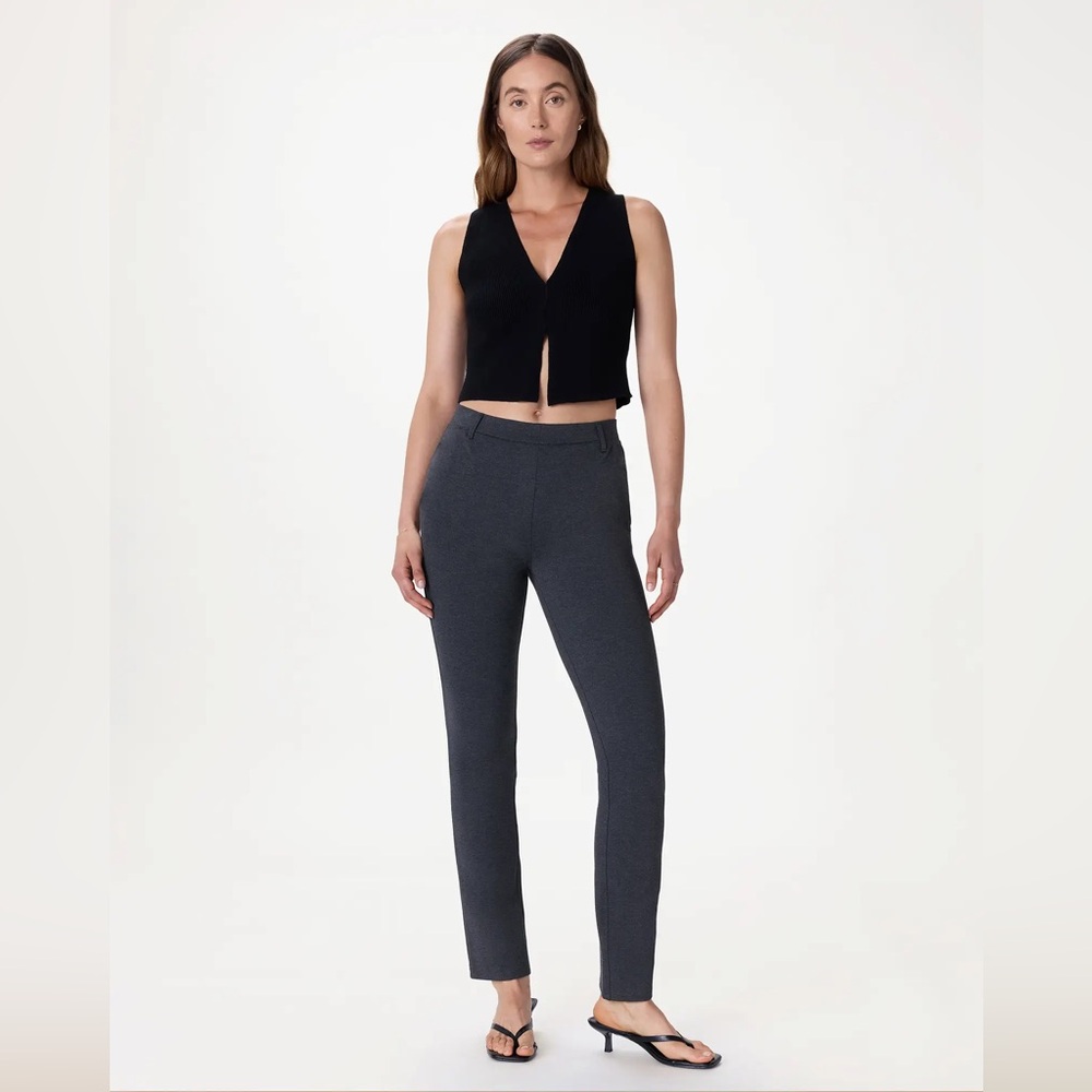 Quince Ultra-Stretch Ponte Straight Leg Pant